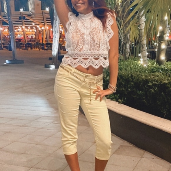 Women’s Lace White Top NWT - Picture 5 of 6